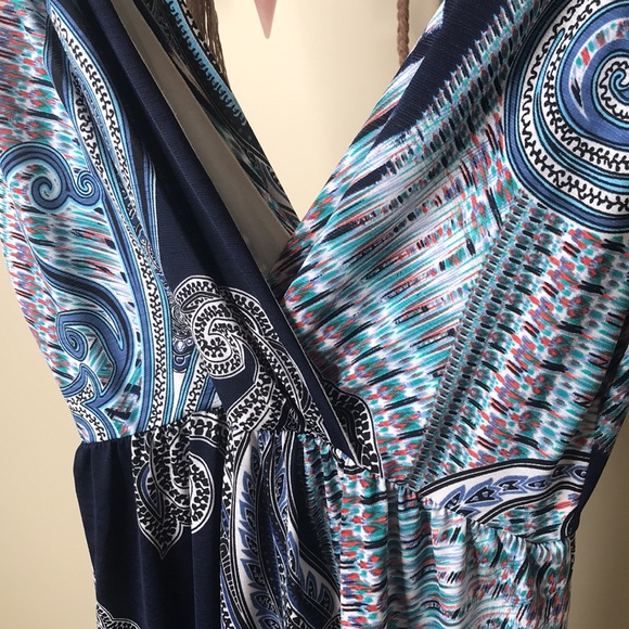 Paisley Print Maxi Dress - Picture 5 of 11